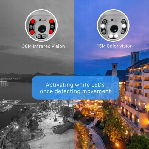 2X TELECAMERA ESTERNA ICSEE CAM PTZ WIFI CAMERA WIRELESS ESTERNO SMART ZOOM - Immagine 4 di 4