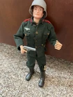 German Officer Vintage 12" Gi Joe w/Accessories