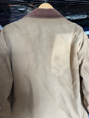 Vintage Carhartt Detroit J01 BRN Kurtka Rozmiar 50 XL Koc Podszewka Made In USA - Zdjęcie 7 z 8