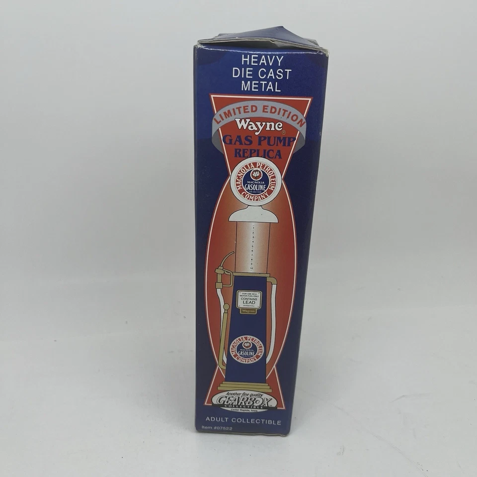 Gearbox Collectibles Limited Edition Wayne Gas Pump Replica Magnolia Gas #07522 - Image 3 of 4
