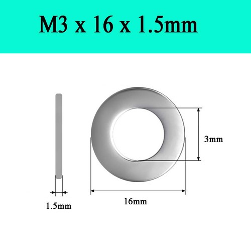 A2 Stainless Steel Flat Washers DIN 125 for Home Decoration or Construction - Picture 60 of 243