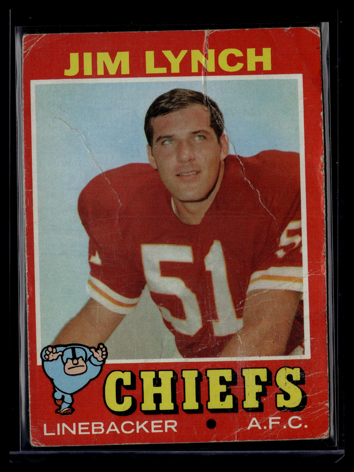 1971 Topps #232 Jim Lynch LB Chiefs