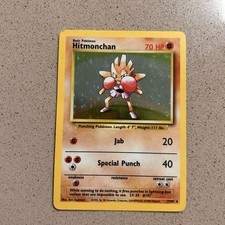 pokemon cards hitmonchan Pokémon: Hitmonchan 8/130 Holo Base Set 2 CGC 8.5