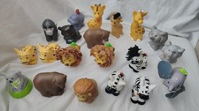 Fisher-Price Little People Mixed Lot of 20 Zoo Animals Giraffes, Elephants, Lion
