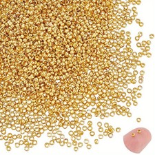 About 2000pcs Brass Crimp Beads Cadmium Free Lead Free Rondelle 2x1.2mm
