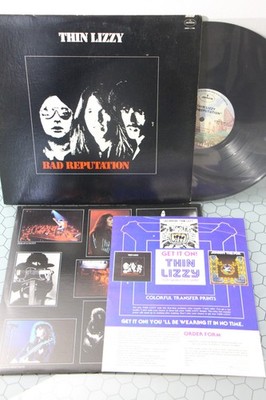 Thin Lizzy   Bad Reputation, 1977 LP w/Merch Order form,SRM-1-1186 **NICE COPY**
