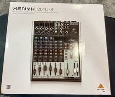 Behringer XENYX 1204USB Mixing Console, 12-Channel USB, Phantom Power