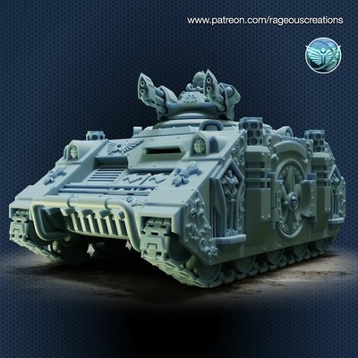 Rageous Creations - Battle Nuns - Battle Sister Flamer Tank & APC Transport