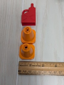 LEGO Duplo Mater's Shed replacement parts pepper awning sign gas can cones