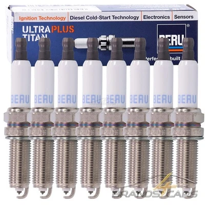 8x BERU ZÜNDKERZE ULTRA TITAN FÜR MERCEDES SL R230 500 - Bild 1 von 4