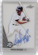 2015 Leaf 25th Baseball Pure Auto Wade Boggs #A-WB1 Auto HOF 0l2
