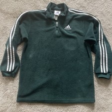 VTG Adidas Sweatshirt Men s XL 90 s Equipment Sweater Green 1/4 Zip Y2K era