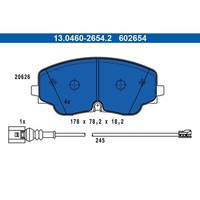 ATE 13.0460-2654.2 Bremsbelagsatz FüR VW Audi Golf A3 CD1 DA1 CG5 DB5 8YS 8YM