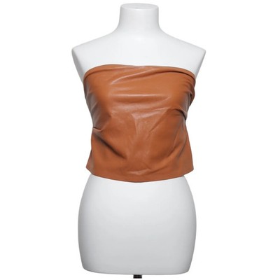 Nanushka, Tube Top, Größe: M, Braun, Polyester/Polyurethan, Einfarbig #6q5