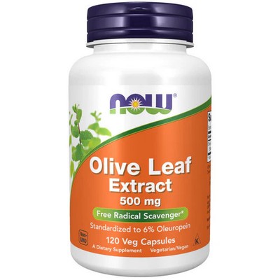Olive Leaf Extract 120 Vcaps 500 mg by Now Foods