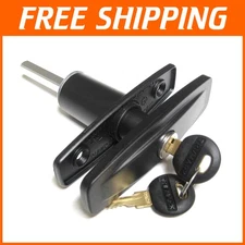 Sleek Black Metal Pop-Up Handle with Locking Feature for Tonneau Covers