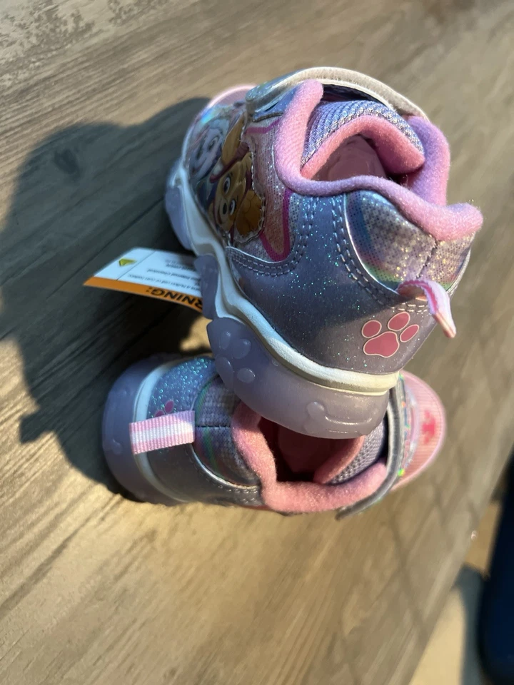 Nickelodeon Niñas Pequeñas Patrulla Canina Iluminadas Tenis Rosa - TALLA 9 Foto 3 de 4