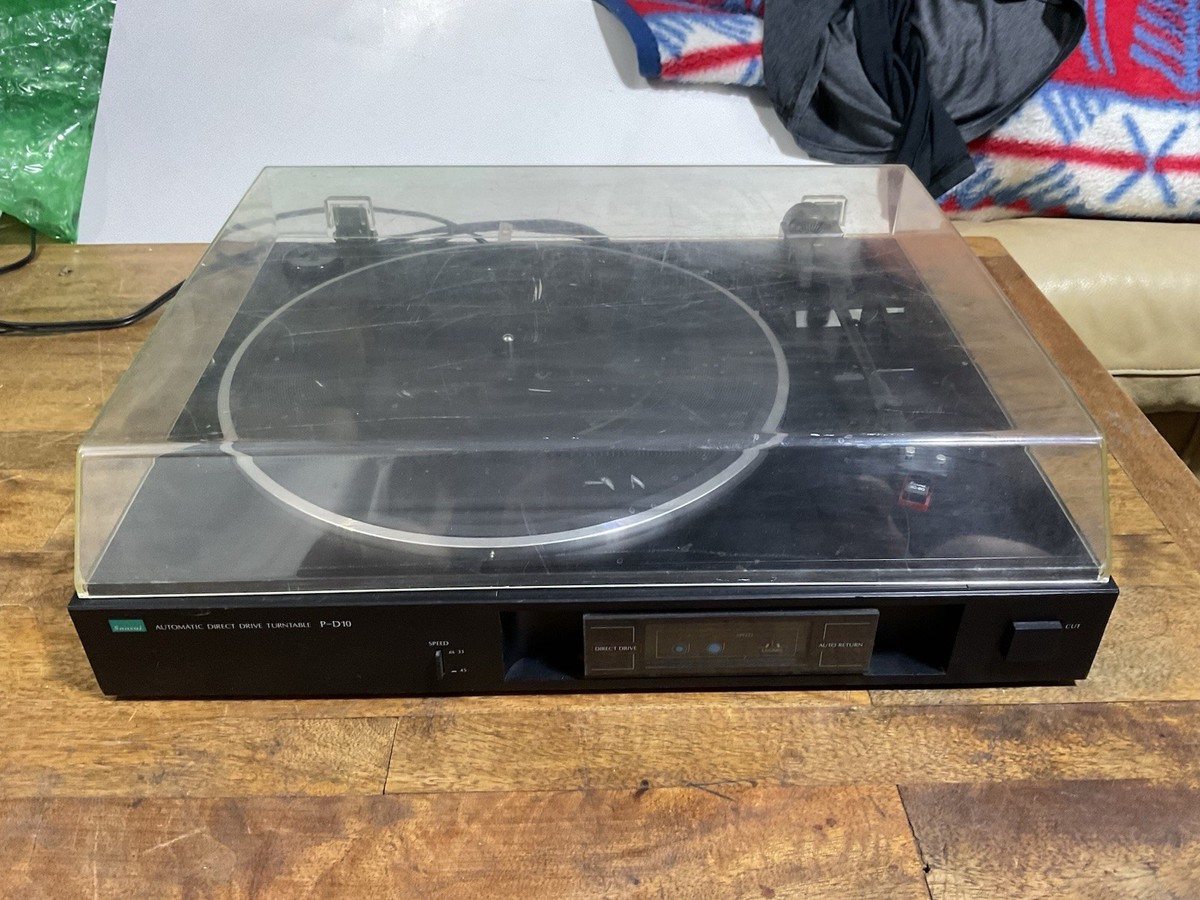 Sansui P-D10 Automatic Direct Drive Turntable Record Player Tested  Working