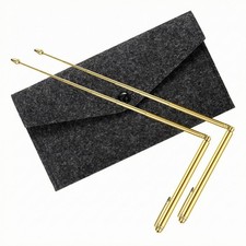 2 Pieces L-Shaped Dowsing Rods Smooth Movemen...