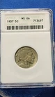 1937-P 5c Buffalo Nickel ANACs Soapbox Holder MS 66 Blast White Beautiful Coin!!