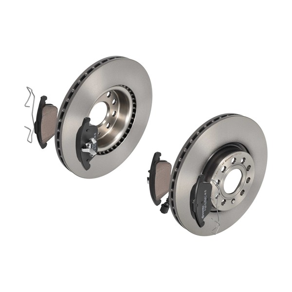 Brembo Bremsscheiben Ø312Mm + BremsbelÄGe Vorne FÜR Audi Q3 VW Sharan Tiguan 5N-image