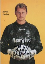 Bernd Dreher, sign. Bayer Uerdingen-AK