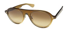 NEW GARRETT LEIGHT LADY ECKHART SUNGLASSES GOF BROWN OVAL FULL-RIM WOMENS