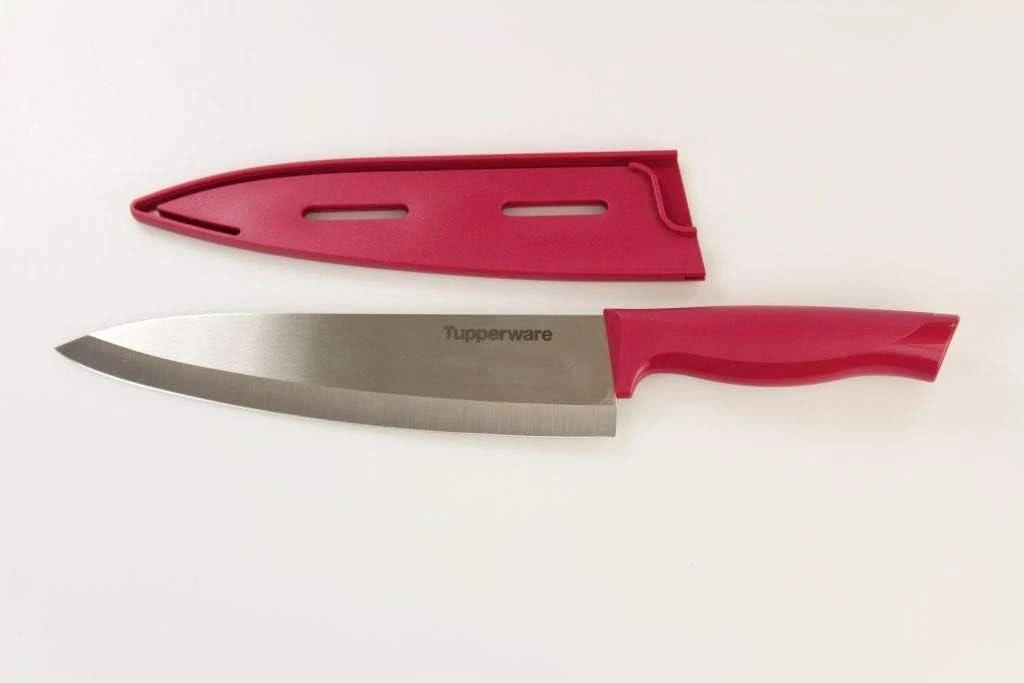 Tupperware Chef Series Knife Sheath 8 In Blade Neon Pink Cover TupperLiving New