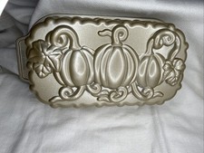 Nordic Ware Pumpkin Design Aluminum Decorative Loaf Pan