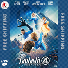 DVD The Fantastic 4 : First Step 2025 Marvel Superhero Free Shipping All Region