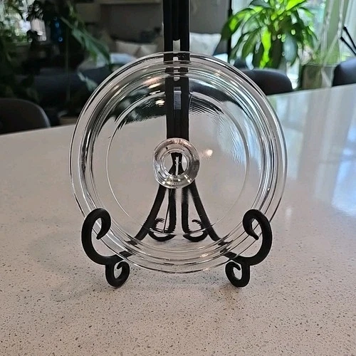 Vtg PYREX P-81-C Corning Ware 6" Round Clear Glass Replacement Lid