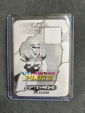 2025 Leaf Optichrome  JOE KLECKO Black Patch Printing Plate #1/1  HOF
