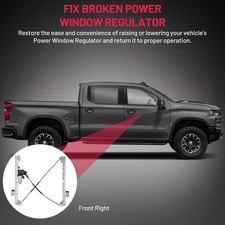 Mid Valley Rear Right Window Regulator For Chevy Tahoe, GMC Yukon, Cadillac Escalade 00-06 – No Motor