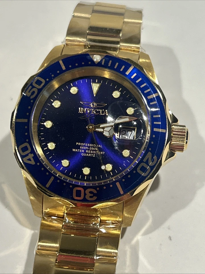 Reloj Automático Hombre Invicta Pro Diver 17058 40 mm Dorado Nuevo Foto 2 de 4