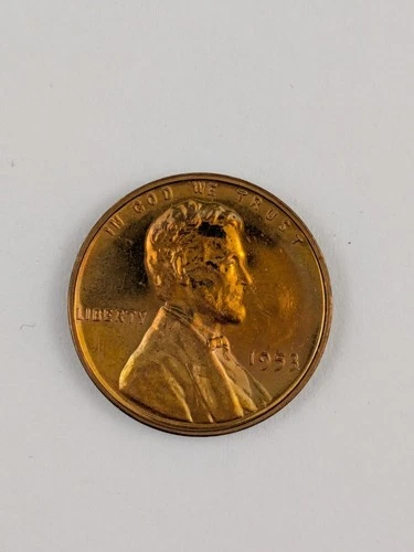 1953 Proof Lincoln Wheat Penny Cent Red! (189)