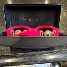 Versace Medusa MOD 4361 Oversized Pink Sunglasses Gray Tinted UV400