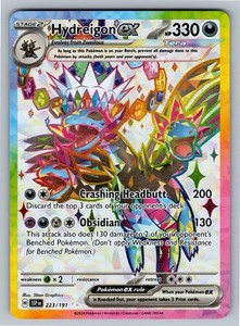 Hydreigon ex 223/191 Surging Sparks Ultra Rare Full Art Holo