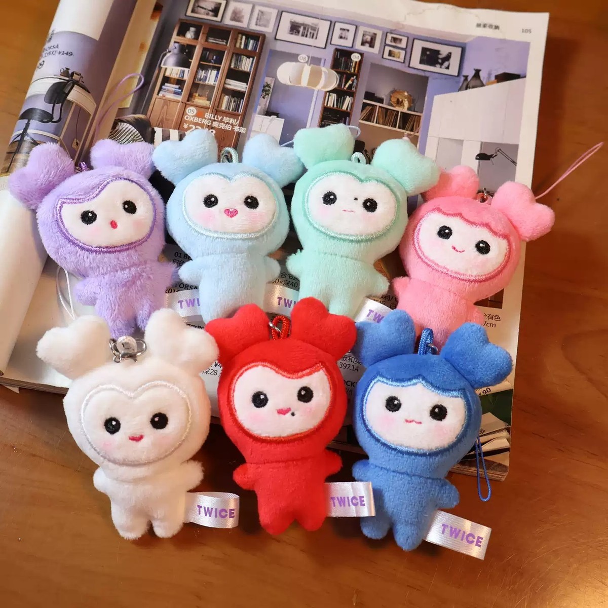 TWICE Micro Lovely Squeaky Plushie 10th Anniversary Pop-up Doll