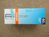 Osram Halolux Ceram B15D, 60W, Klar, 64481