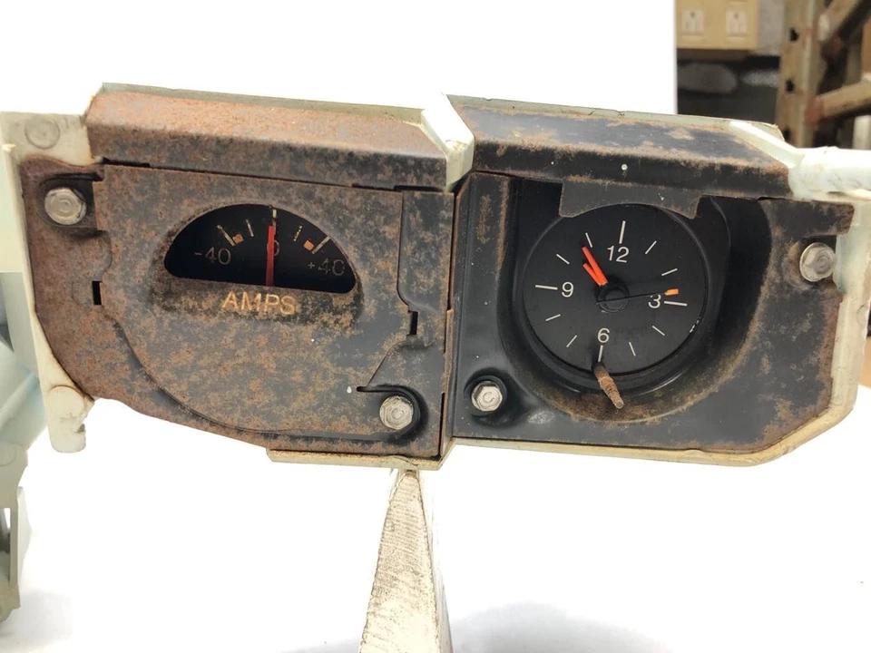 Chevy El Camino 1973-74 velocímetro medidor panel manual redondo 6797012 *óxido* Foto 4 de 4