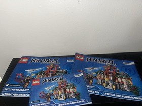 Lego Ninjago Battle for Ninjago City 70728 Instructions No Figures Rare 2014