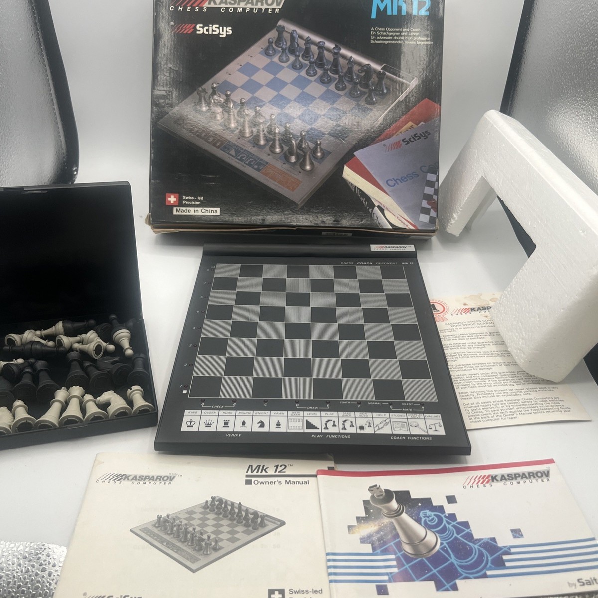 Saitek MK 12 Trainer Kasparov Chess Computer SciSys 1990s | eBay