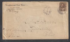 Advertising Corner Cover Loughborough View Motel Battersea Ontario Circa 1922