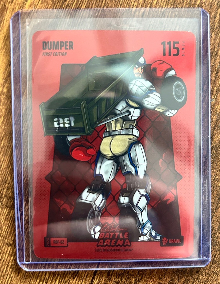 2026 Bo Jackson Battle Arena Dumper Cal Raleigh Red Battle Foil Brawl RBF-82