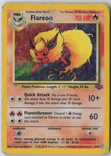 Pokémon TCG Flareon Jungle 3/64 Holo Unlimited Holo Rare on eBay