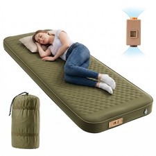 Air Mattress Camping Pad with Electric Pump,Inflatable Sleeping Pad Size forTent