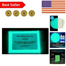 Rechargeable Glow in The Dark Pigment Powder - 12g Neutral Aqua for DIY Projects