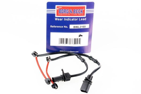 BORG & BECK BWL3169 Brake Pad Wear Warning Contact Rear 345mm Length For Audi A8