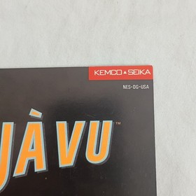 Deja Vu Authentic Original NES Nintendo Manual Only