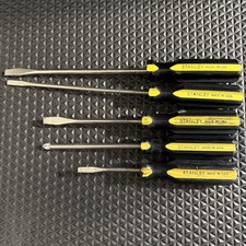 Vintage Stanley  Set of 5 Screwdrivers made i...